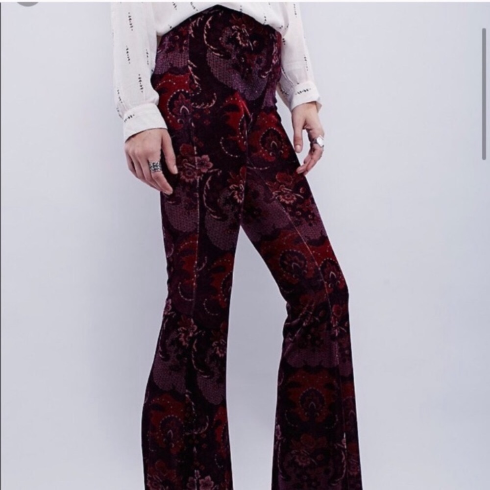 Free People Velvet Pants